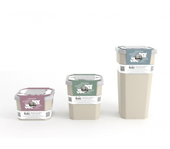 plastia Miwa Chytrá krabička 1300ml - světle šedá