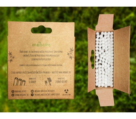 Mobake Vatové tyčinky do uší 100ks