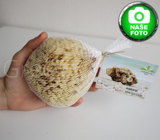 Přírodní koupelová mořská houba 12-13 Caribbean Sun