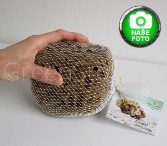 Carribean Sun přírodní minerální mořská houba