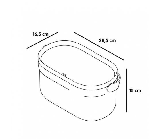 Nádoba na bioodpad - taupe 4l Plastia 4