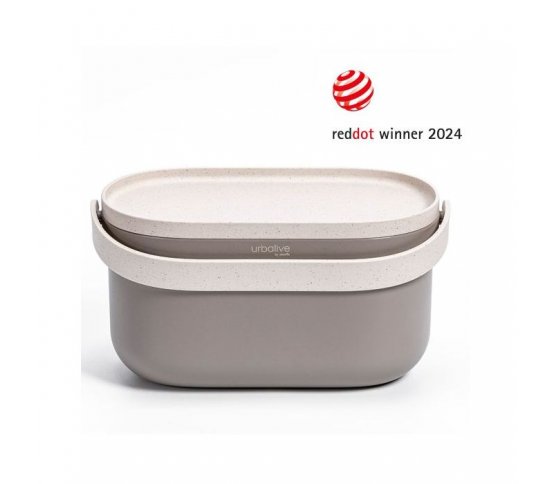 Nádoba na bioodpad - taupe 4l Plastia 3