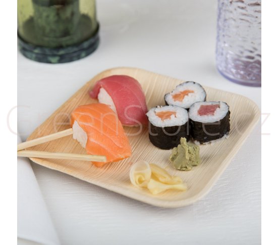 Palmový talíř čtvercový