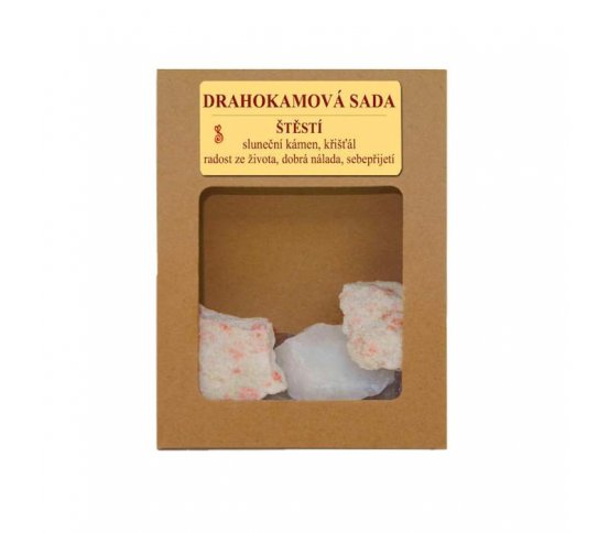 Nandi Drahokamová sada pro přípravu krystalové vody - Štěstí 200g