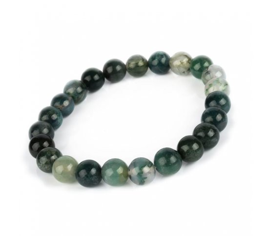 Náramek Achát mechový 8mm