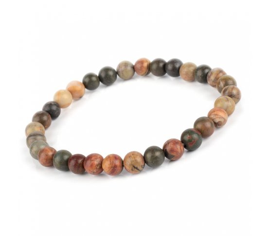 Náramek Jaspis Picasso 6mm