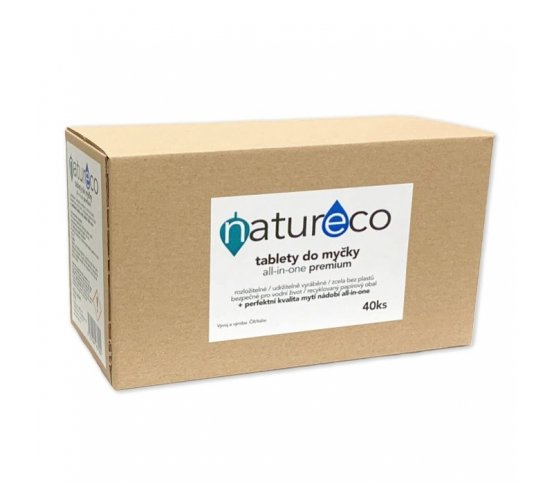 NaturEco Tablety do myčky all-in-one premium 40ks