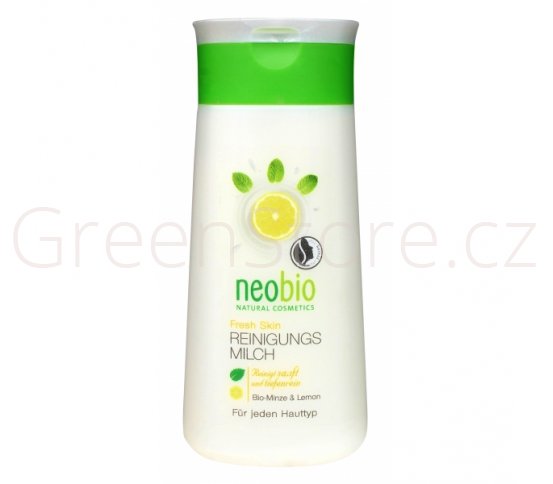 Neobio Fresh Skin Čistící mléko Bio Máta 