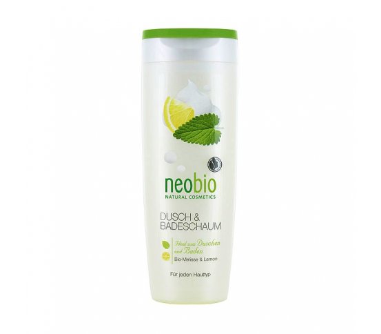 Sprchový gel pěna do koupele Bio Meduňka a Citron 250ml Neobio