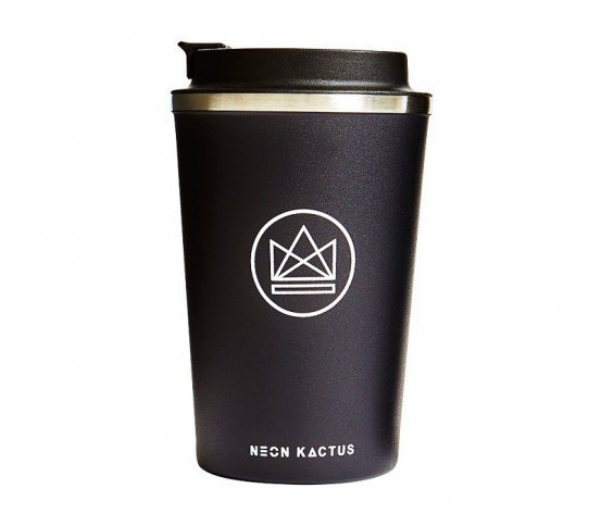 Neon Kactus Designový termohrnek 380ml - černý