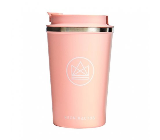 Neon Kactus Designový termohrnek 380ml - růžový