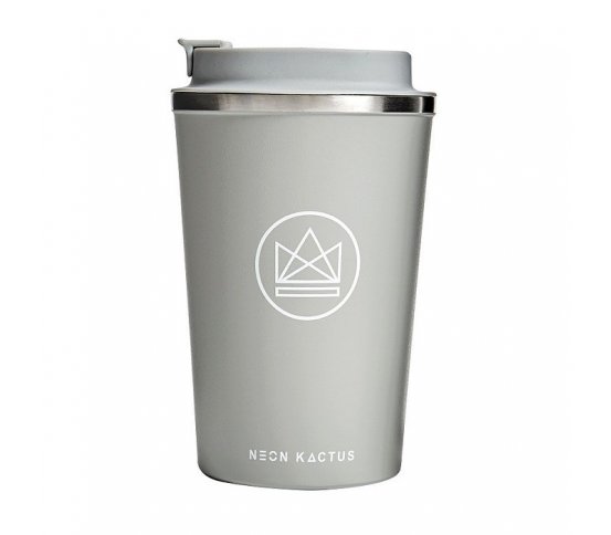 Neon Kactus Designový termohrnek 380ml - šedý