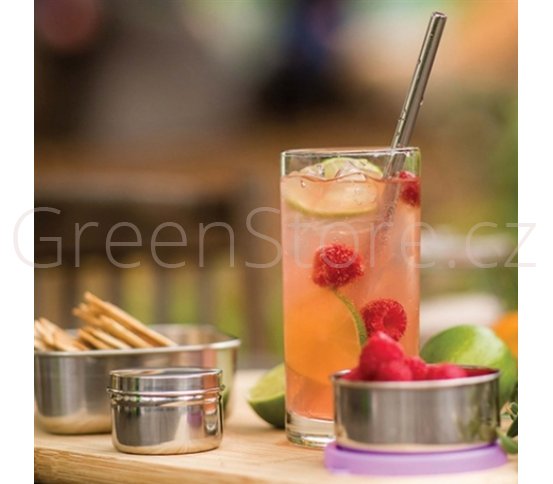 U Konserve Nerezové brčko s kartáčkem