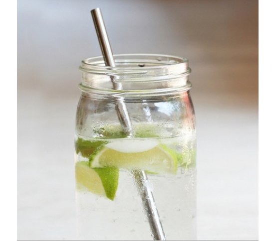 U Konserve Nerezová brčka 2ks