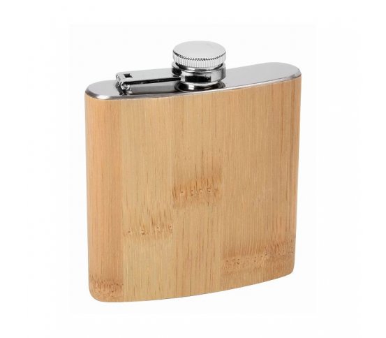 Nerezová butylka s bambusovým potahem 175ml