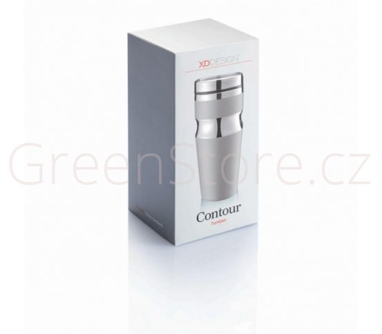 Nerezový termohrnek v stříbrné barvě 350ml