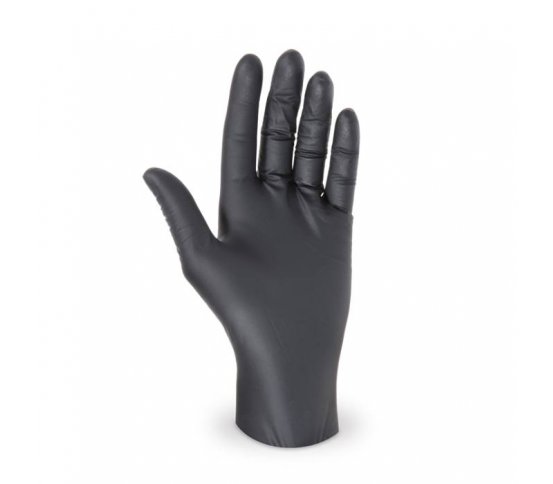 Nitril Rukavice nepudrovaná černá vel. M (100ks)