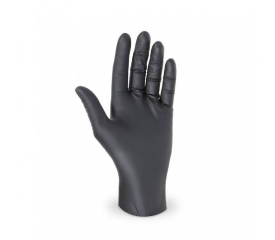Nitril Rukavice nepudrovaná černá vel. S (100ks) wimex