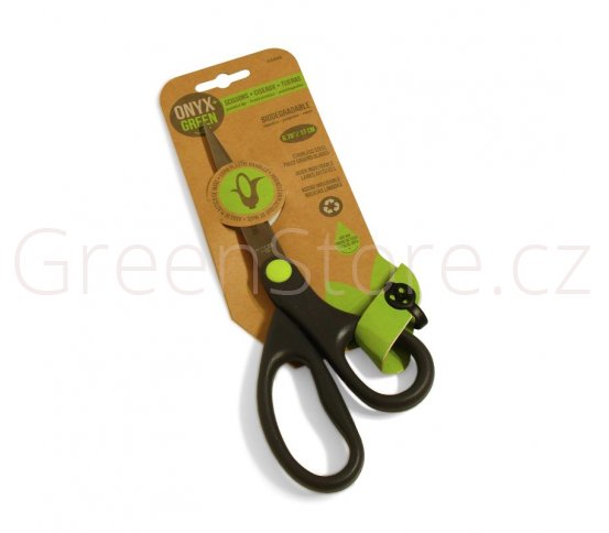 Nůžky z nerezu a kukuřičného bioplastu 17cm Onyx Green