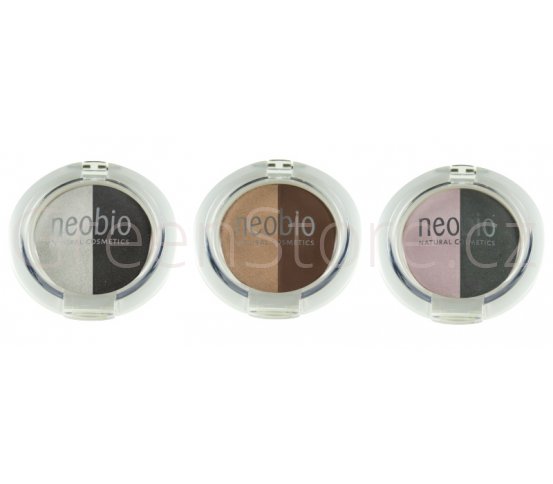 Oční stíny Duo Růžový diamant 5g Neobio