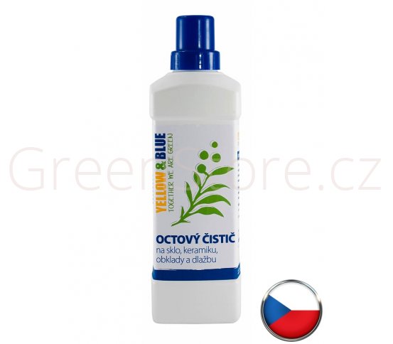 Octový čistič na sklo 1l Yellow 