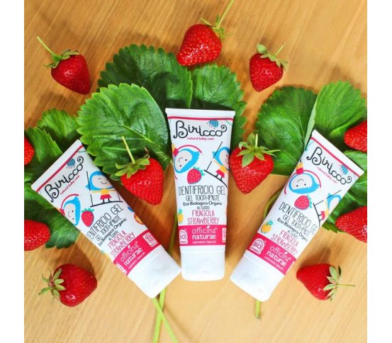 Přírodní zubní pasta pro děti jahoda bio Officina Naturae