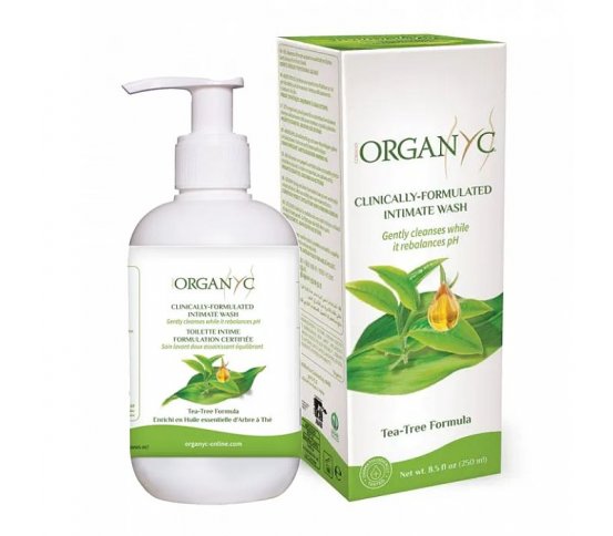 Organyc Gel pro intimní hygienu s tea tree 250ml bioboutique