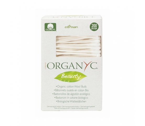 Organyc Vatové čistící tyčinky 200ks