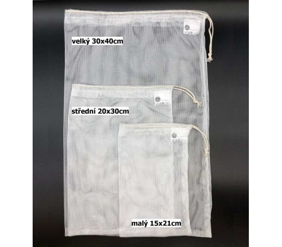 Ovosáček Síťový sáček - střední 20x30cm Pytlíčky