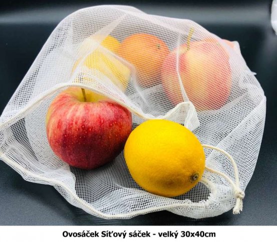 Ovosáček Síťový sáček - velký 30x40cm Pytlíčky