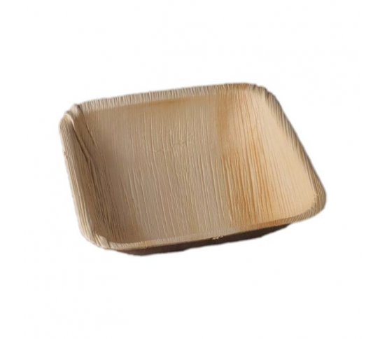 Palmová čtvercová mísa 20x20x4,5cm Areca (10ks)