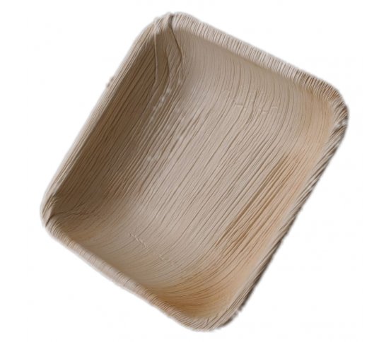 Palmová čtvercová mísa 18x18x4,5cm Areca (10ks)