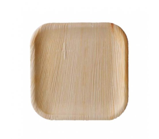 Palmový talíř čtvercový 20x20x1cm Areca (10ks)