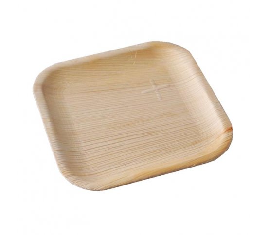Palmový talíř čtvercový 20x20x1cm Areca (10ks)