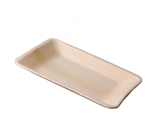 Palmový talíř obdélníkový 25x16x2,5cm Areca (10ks)