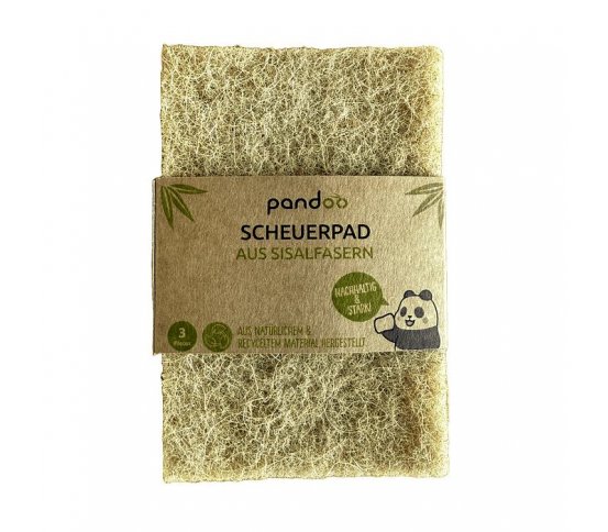 Přírodní drátěnka na mytí zaschlých nečistot