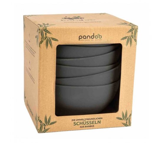 Pandoo Bambusová miska 600ml - černá