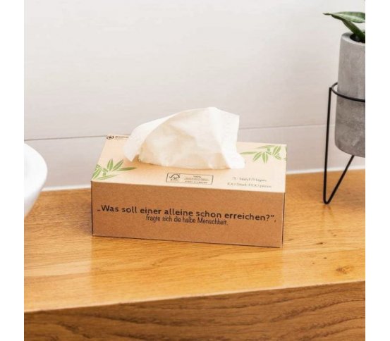 Pandoo Bambusové kapesníky 3-vrstvé 100ks