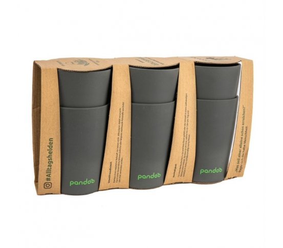 Pandoo Bambusový kelímek 390ml - černý