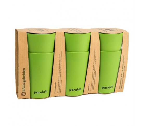 Pandoo Bambusový kelímek 390ml - zelený