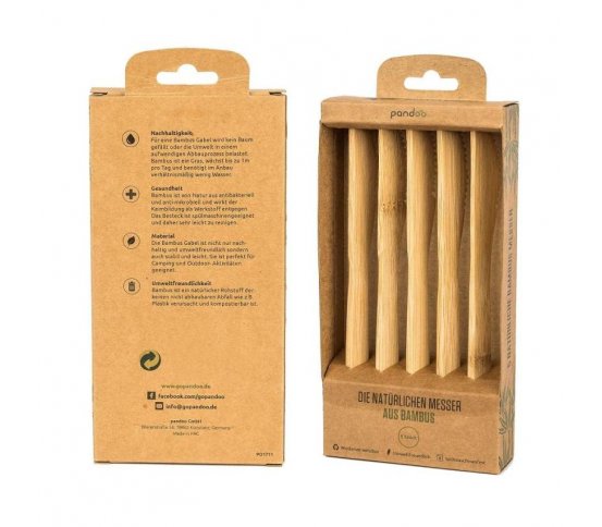 Pandoo Bambusový nůž 18cm