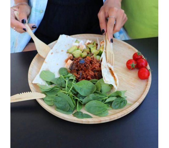 Pandoo Bambusový talíř 25cm 3