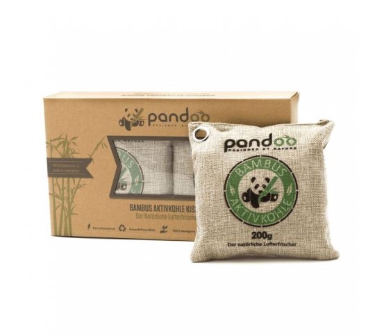 Pandoo Přírodní čistič vzduchu s aktivním uhlím 2x200g