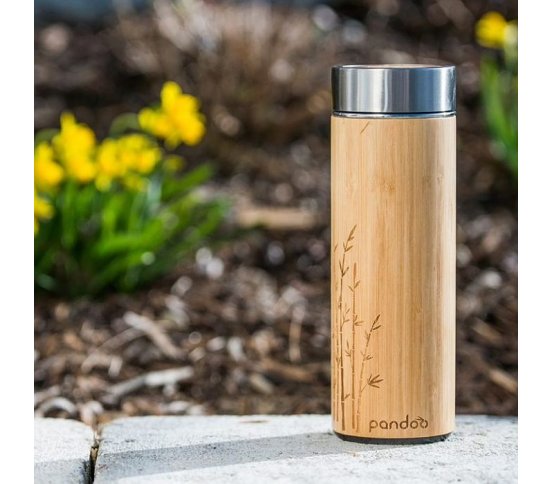 Ekologická bambusová termoska se sítkem na čaj