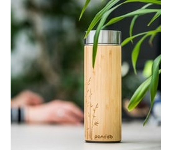 Pandoo Vakuová termoska na čaj s nerezovým sítkem 480ml