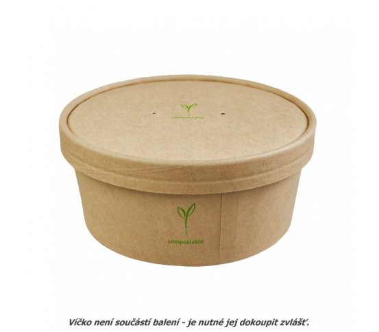 Papírová kraft miska BOWL 750ml (50ks) 1