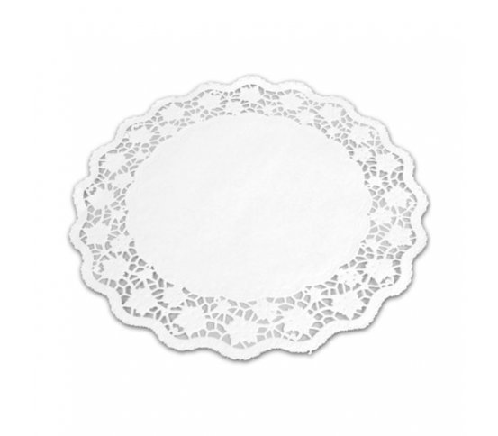 Papírová krajka pod dort 24cm (100ks)
