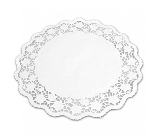 Papírová krajka pod dort 30cm (100ks)