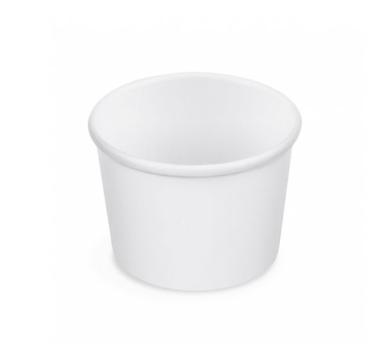 Papírová miska bílá 500ml 115mm PAP/PE (50ks) wimex