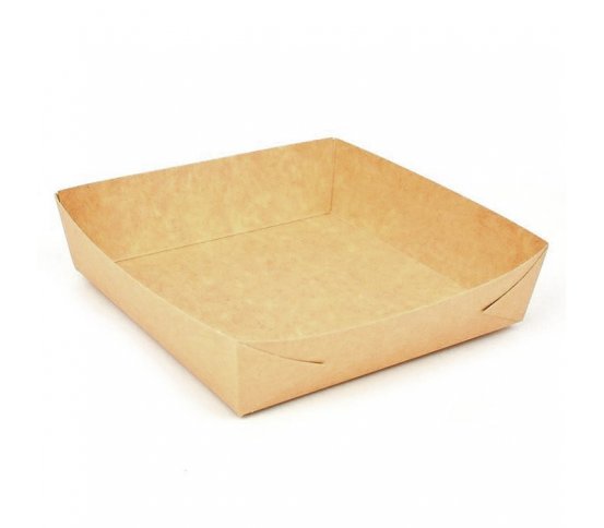 Papírová miska na Burger a hranolky 13x13cm (25ks)